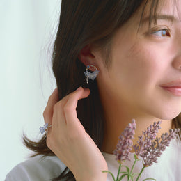 Campanula Wreath Earrings - Osewaya