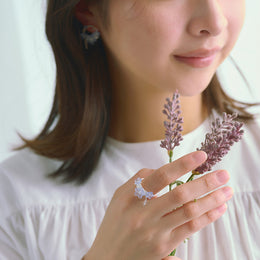 Campanula Wreath Earrings - Osewaya