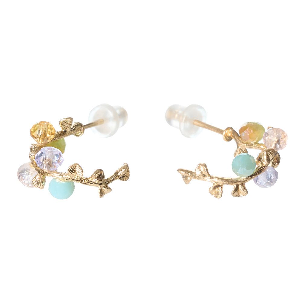 Fruiting Twig Hoop Earrings - Osewaya