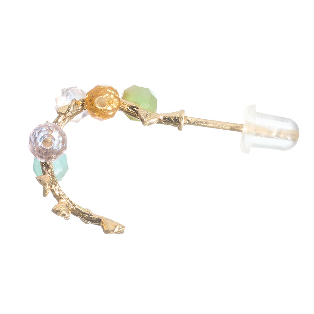 Fruiting Twig Hoop Earrings - Osewaya