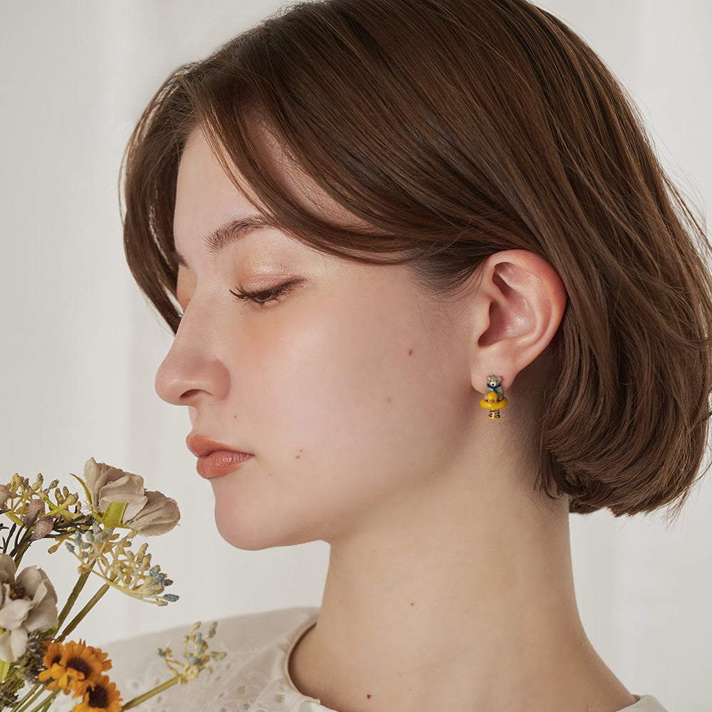 Little Bear Playground Adventure Earrings