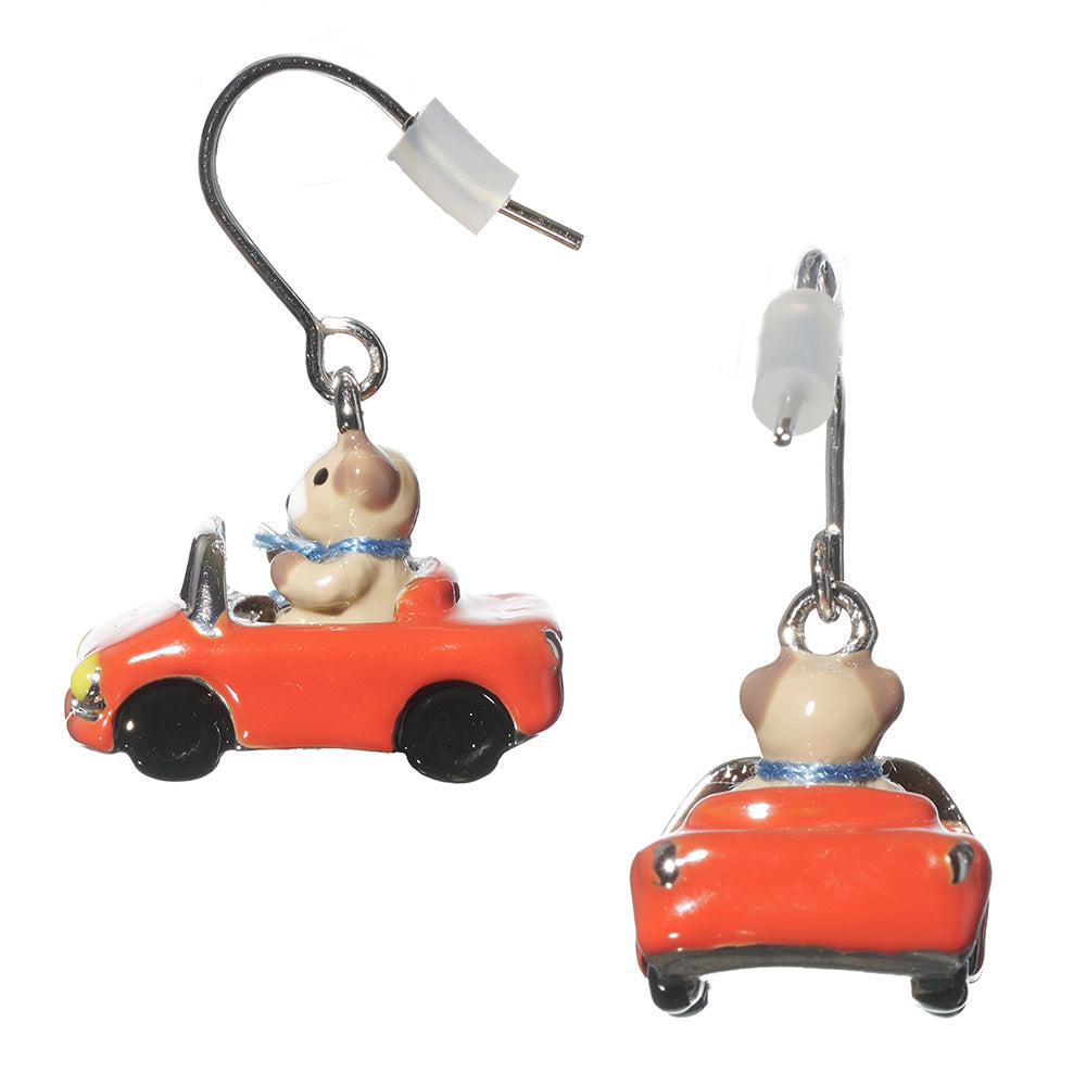 Speedy Little Bear Mismatched Earrings