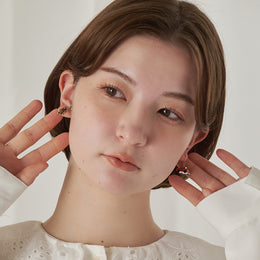 Speedy Little Bear Mismatched Earrings