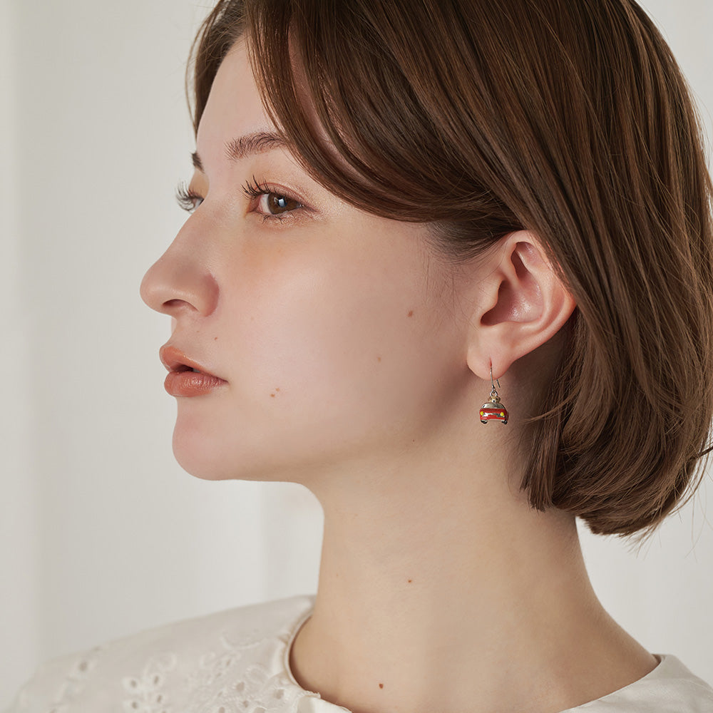 Speedy Little Bear Mismatched Earrings