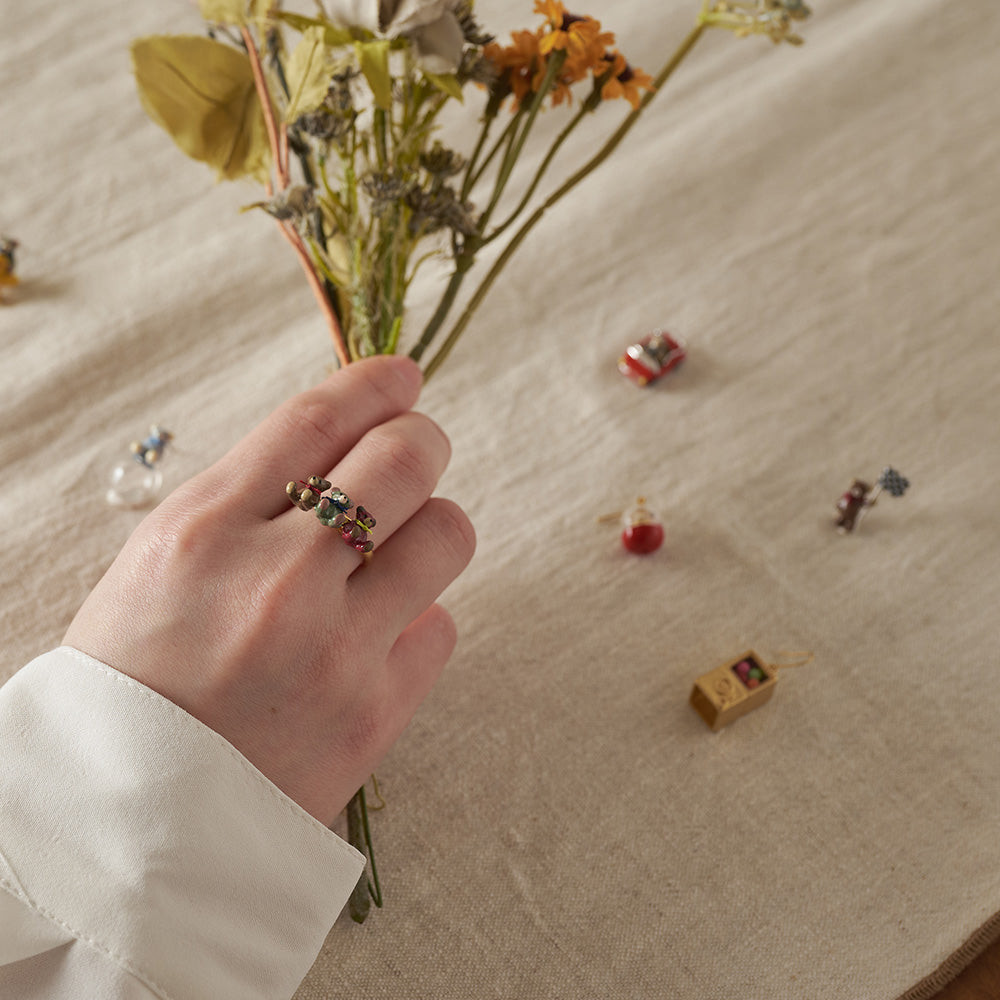 Speedy Little Bear Mismatched Earrings