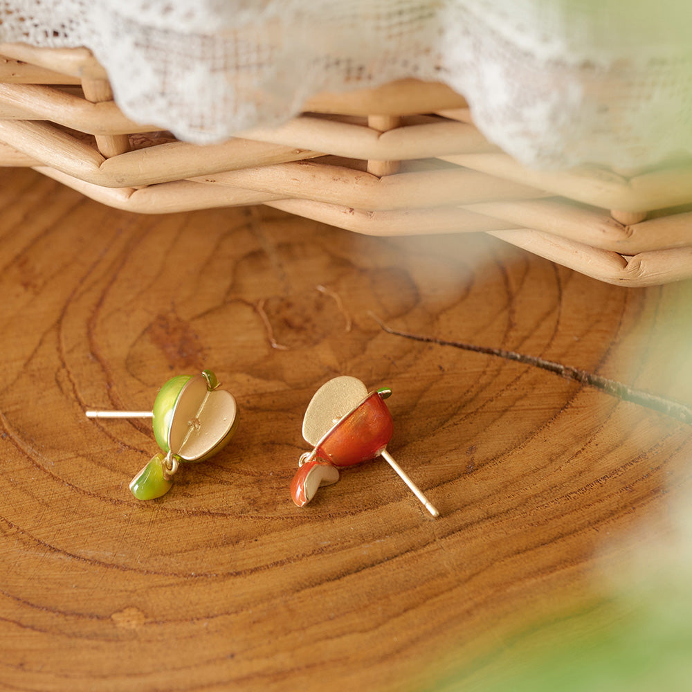Apple Bunny Earrings
