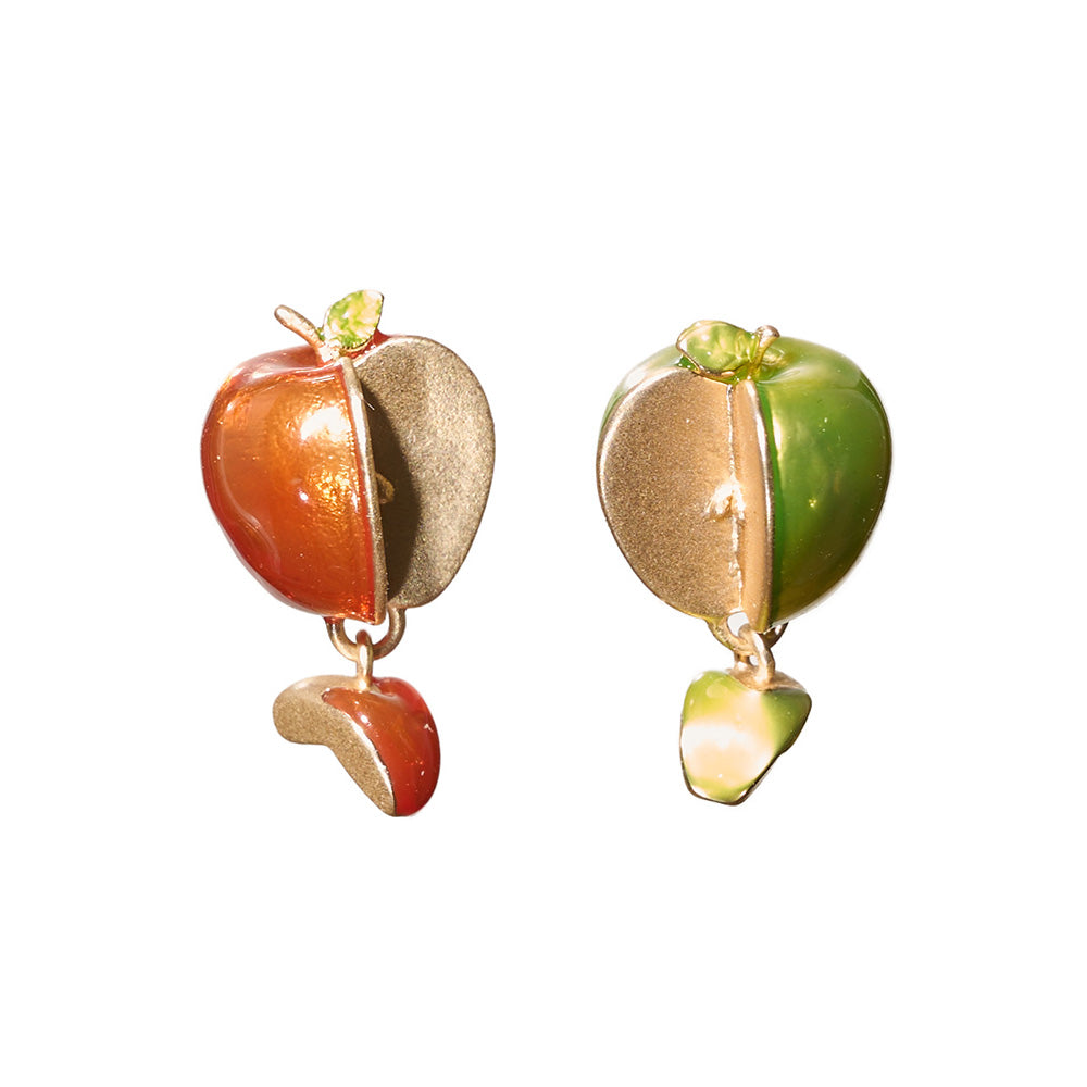 Apple Bunny Earrings