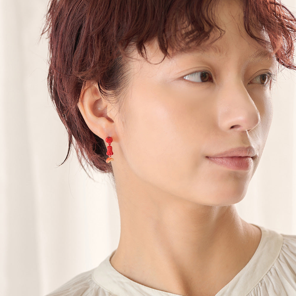 Octopus Wiener Drop Earrings