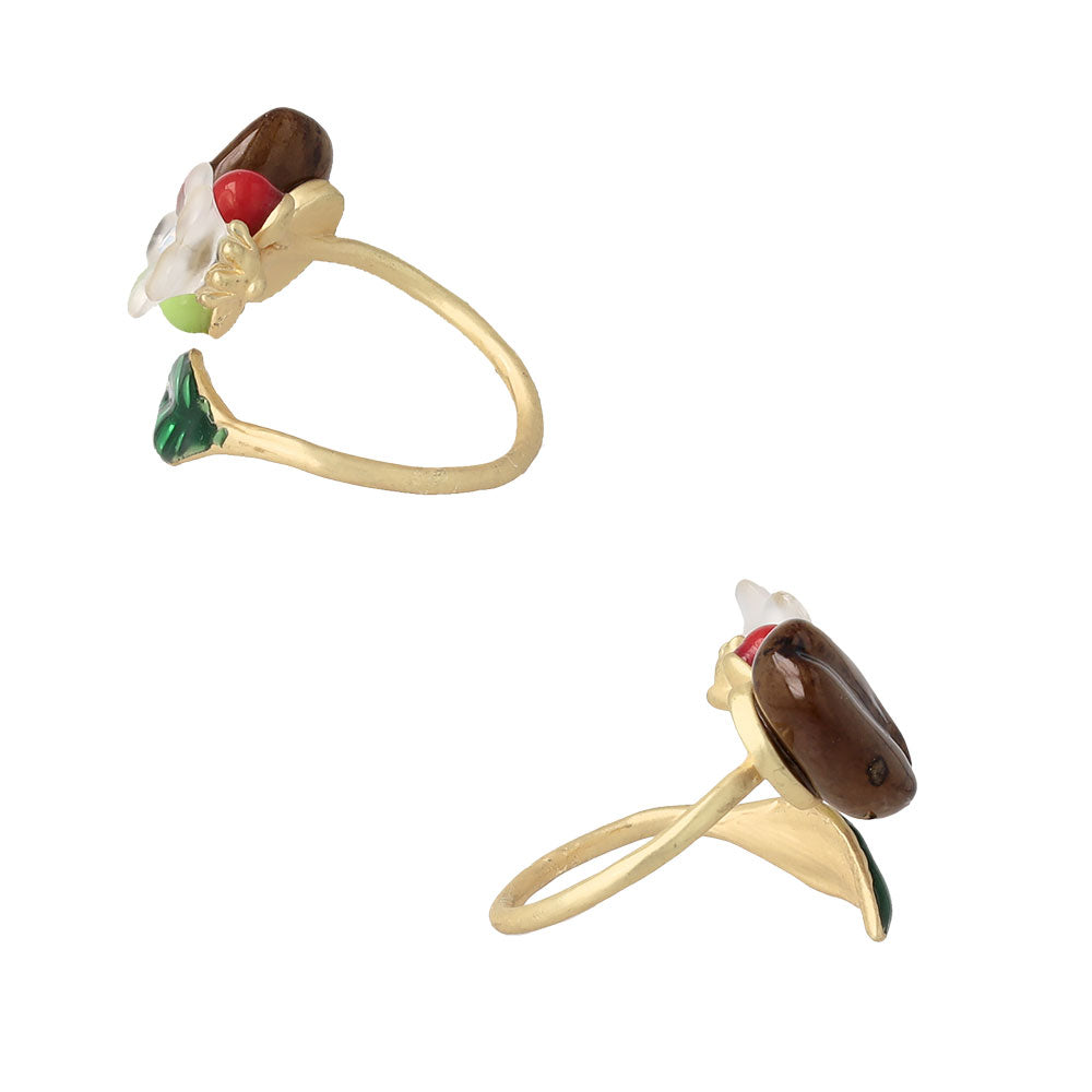 Coffee Bean Wrap Ring