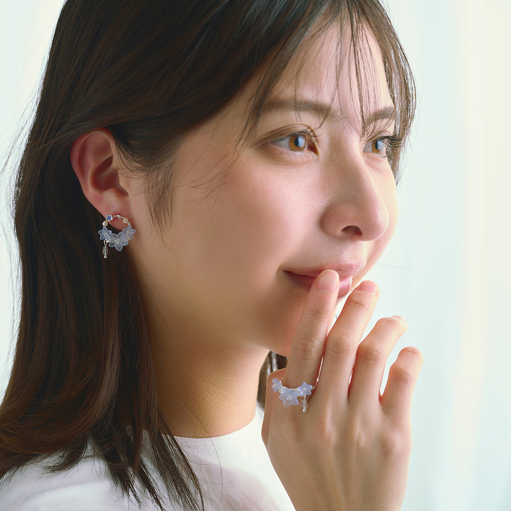 Campanula Wreath Open Ring - Osewaya