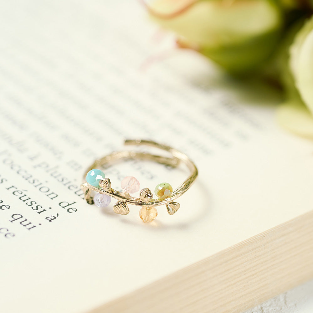 Fruiting Twig Wrap Ring