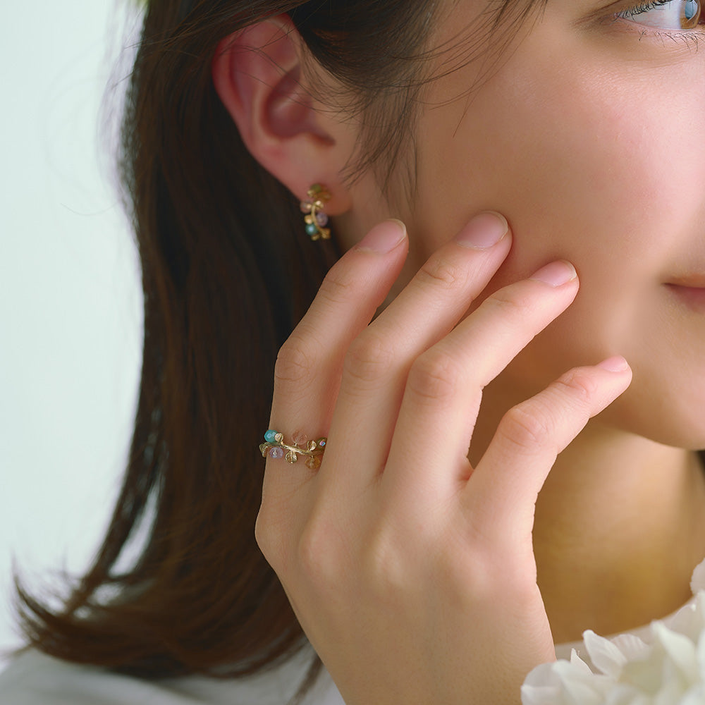 Fruiting Twig Wrap Ring - Osewaya