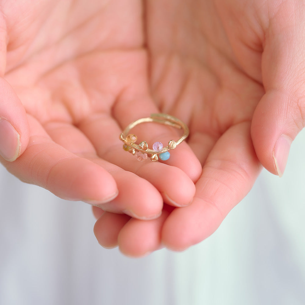 Fruiting Twig Wrap Ring - Osewaya