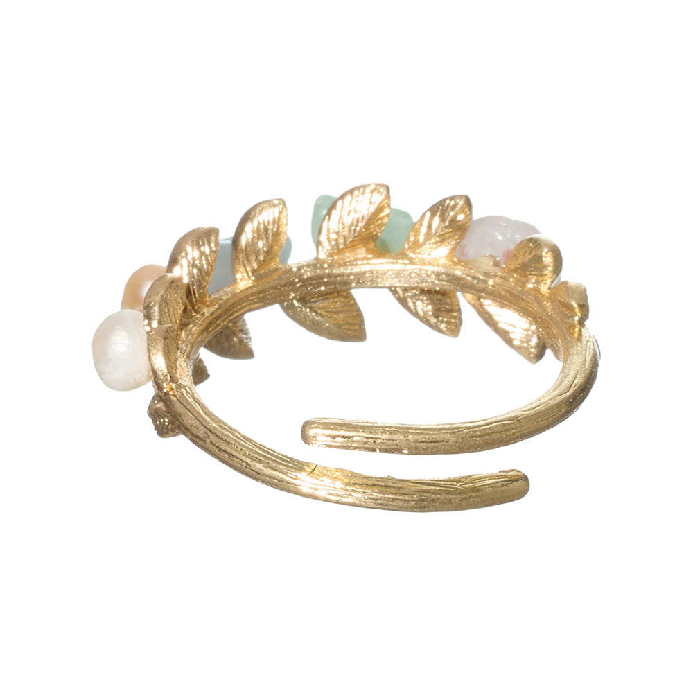 Morning Dew Twig Wrap Ring - Osewaya
