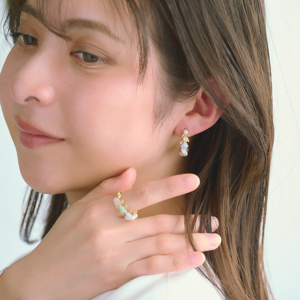 Morning Dew Twig Wrap Ring - Osewaya