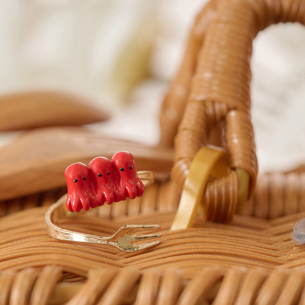 Octopus Wiener Wrap Ring