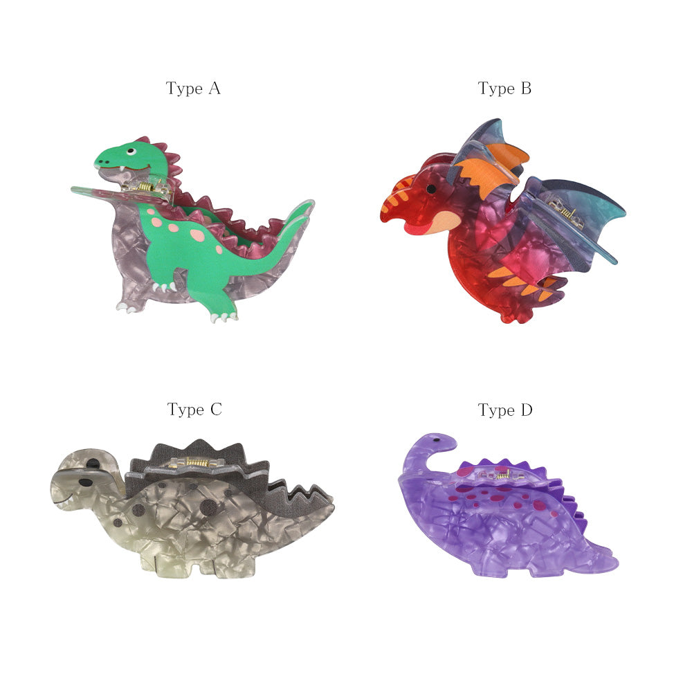 Dinosaur Hair Claw Clip