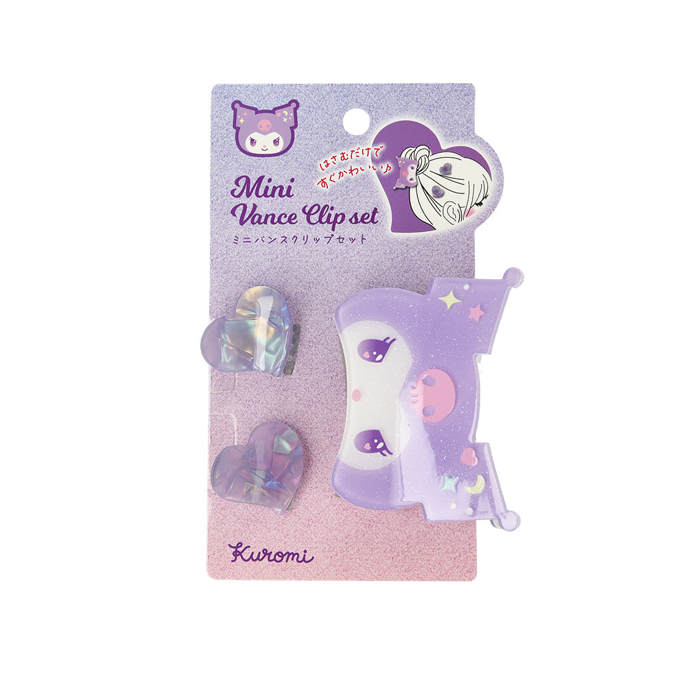Kuromi Signature Hair Clip Set
