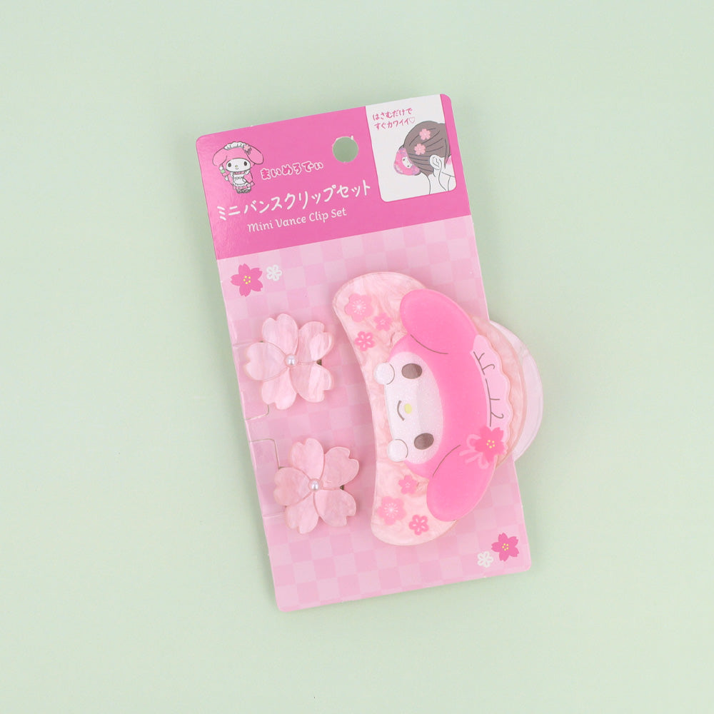 My Melody Sakura Hair Clip Set