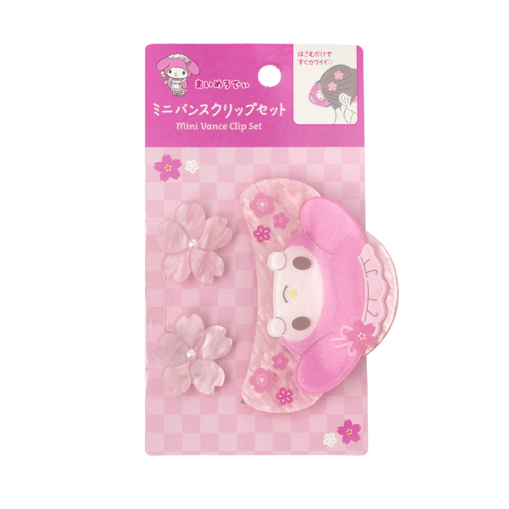 My Melody Sakura Hair Clip Set