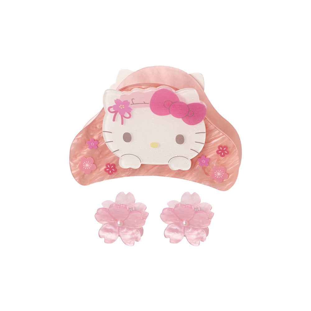 Hello Kitty Sakura Hair Clip Set