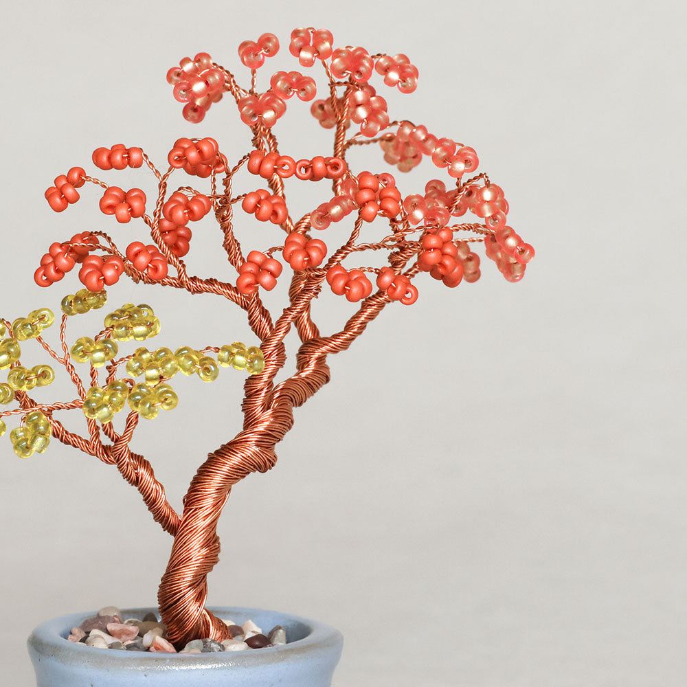 Maple Miniature Bead Bonsai DIY Kit
