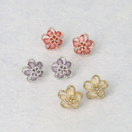 Layered Flower Studs