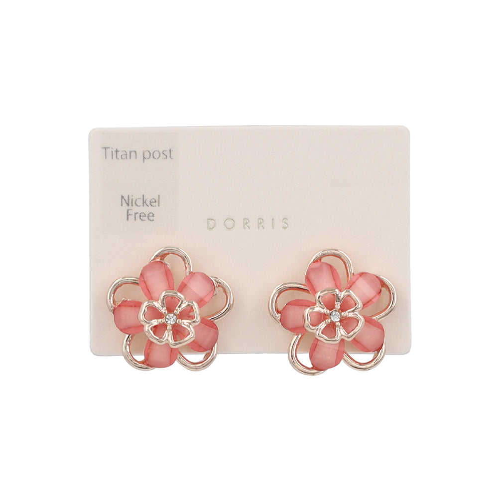 Layered Flower Studs