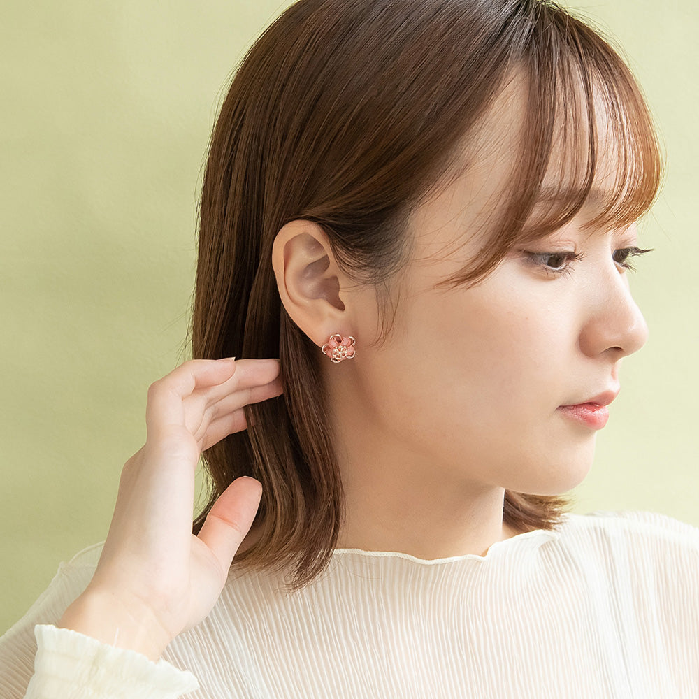Layered Flower Studs
