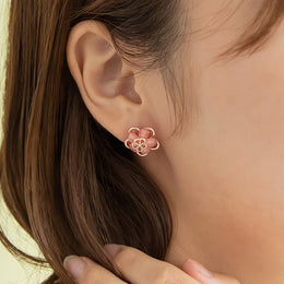 Layered Flower Studs