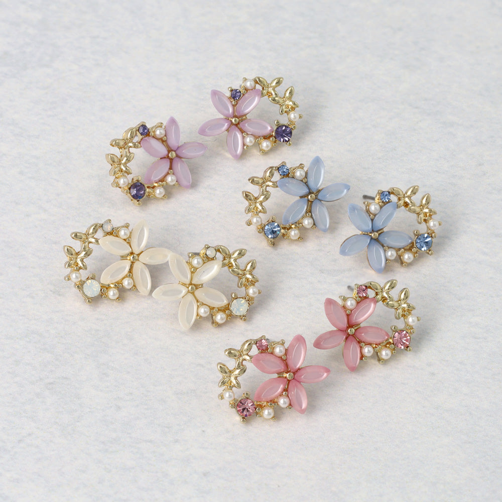Floral Wreath Earrings