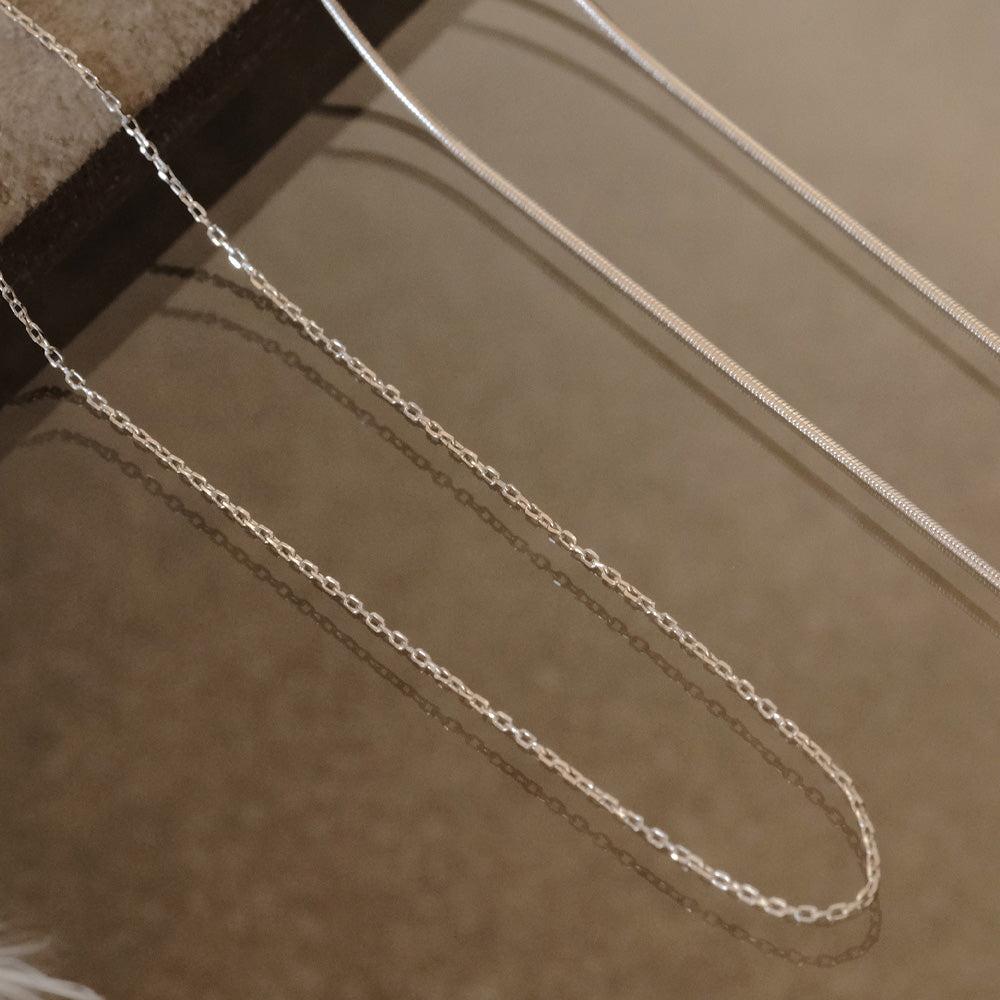 925 Silver Short Chain Necklace