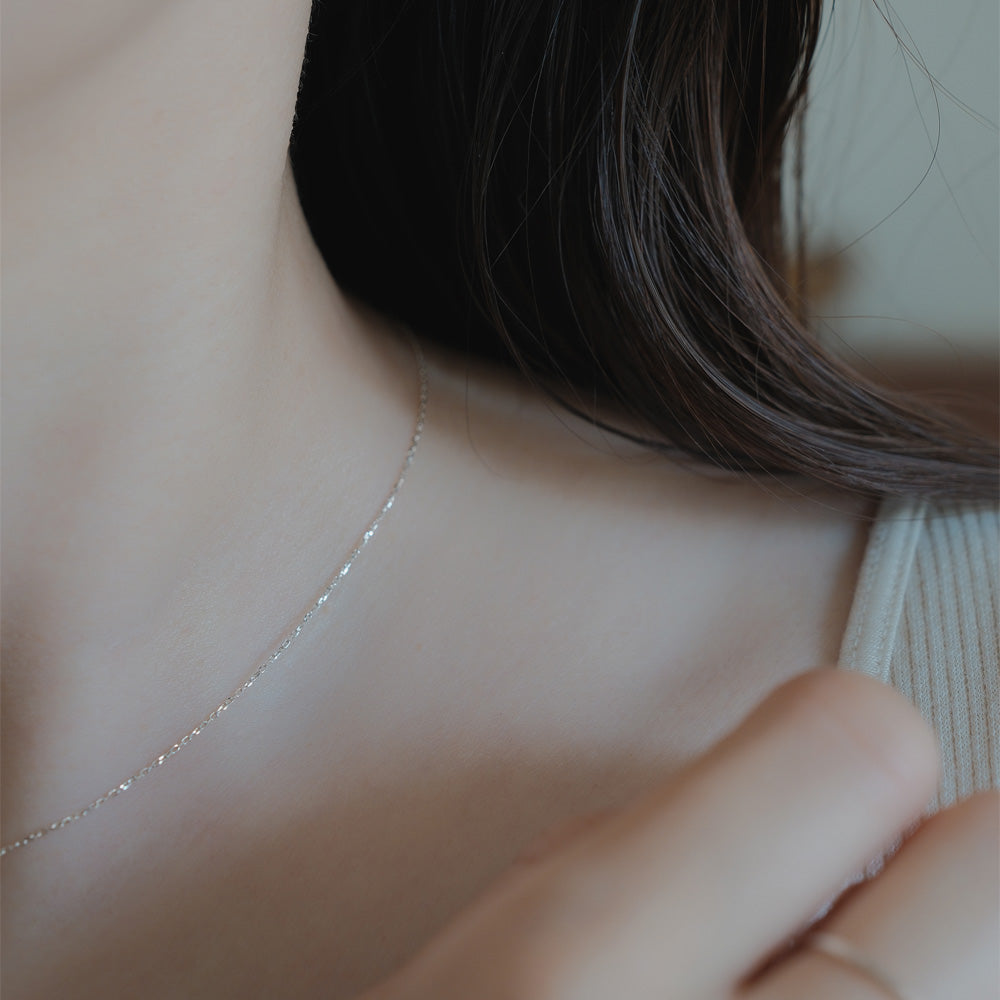 925 Silver Short Chain Necklace