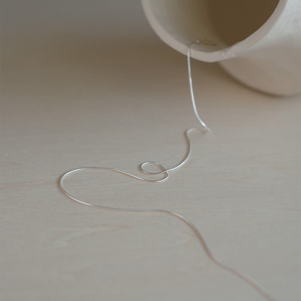 925 Silver Short Chain Necklace