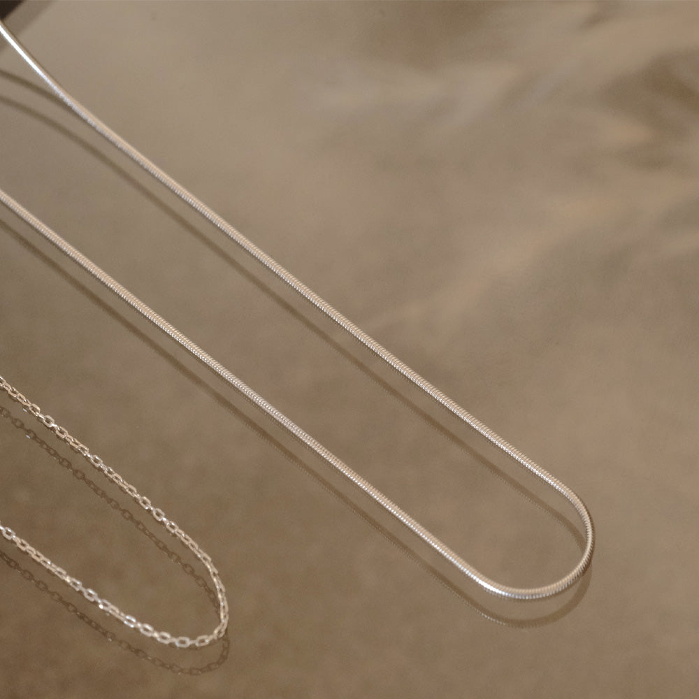 925 Silver Short Chain Necklace