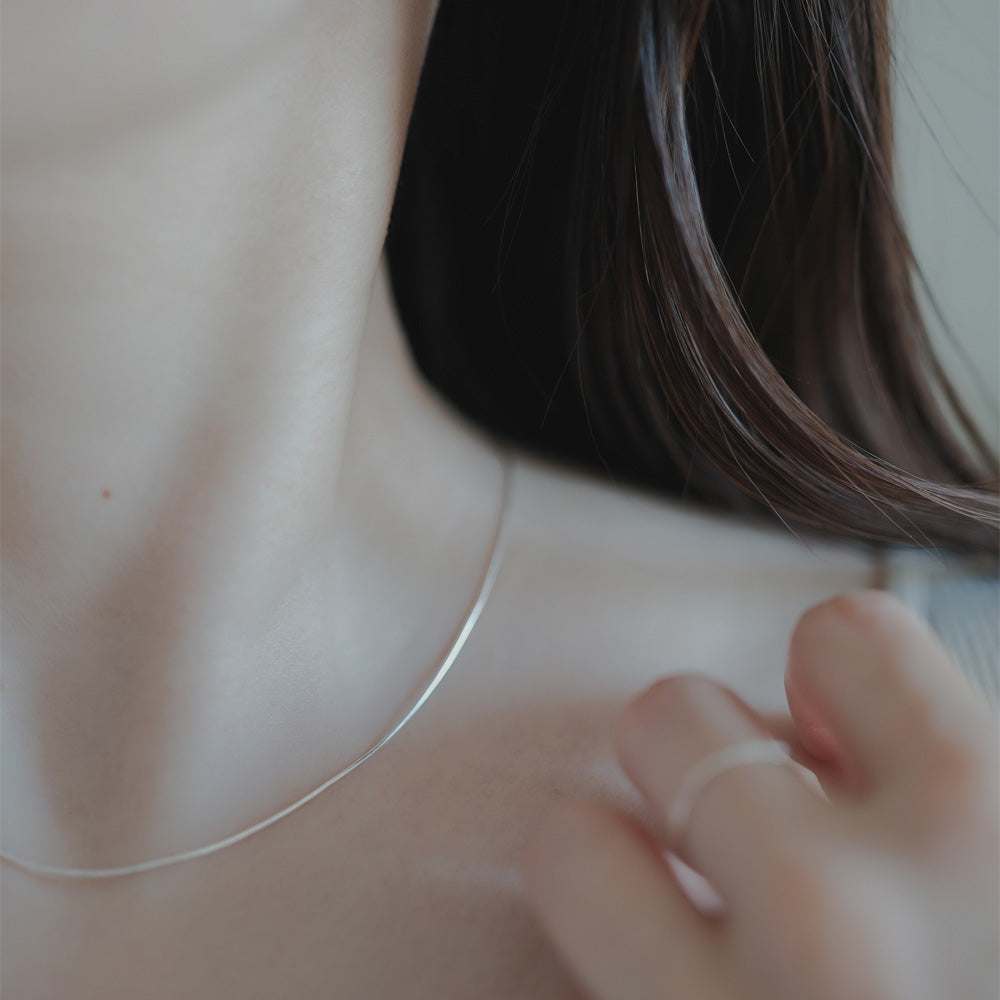 925 Silver Short Chain Necklace