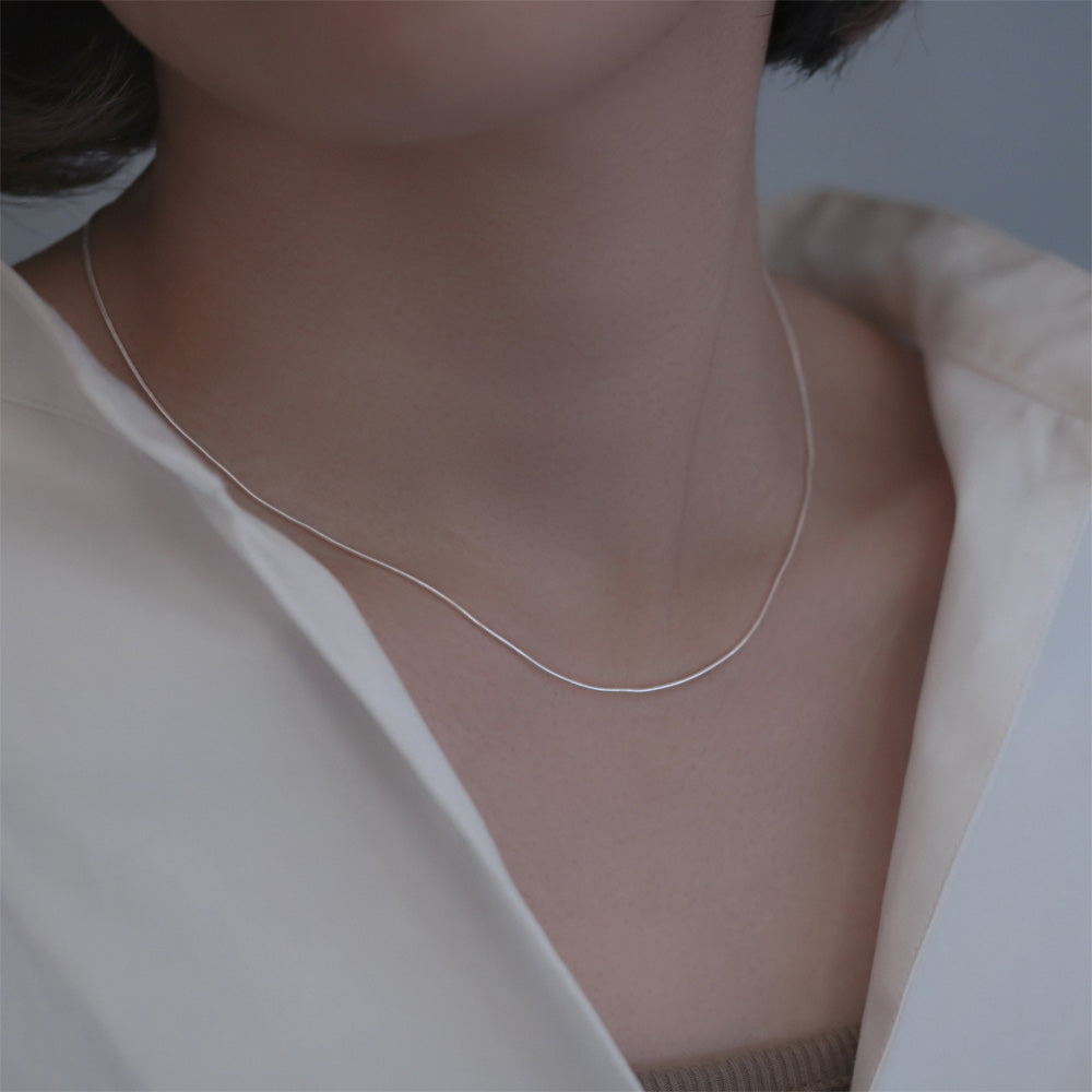 925 Silver Short Chain Necklace
