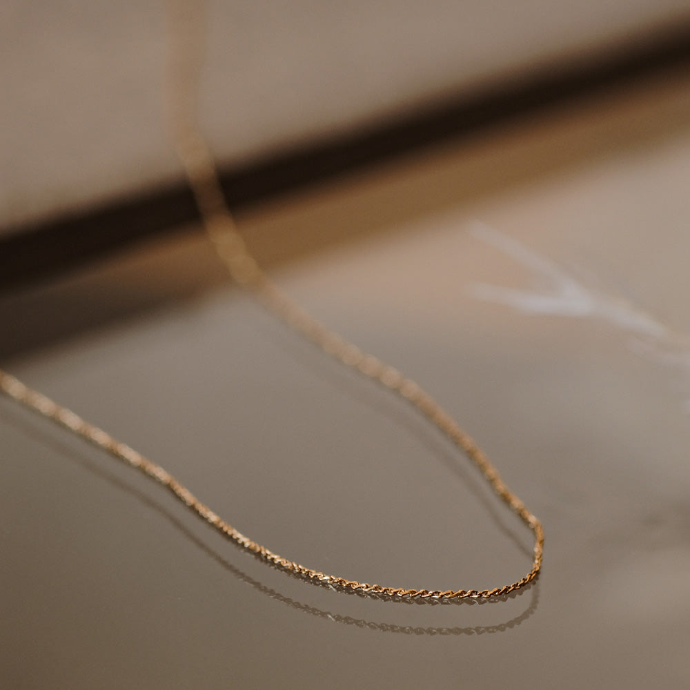 14K Gold Filled Short Chain Necklace