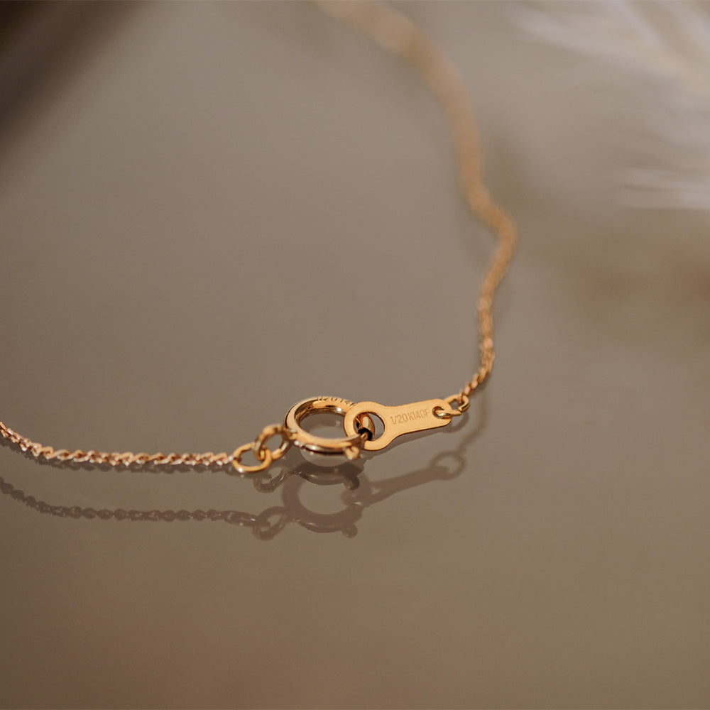 14K Gold Filled Short Chain Necklace