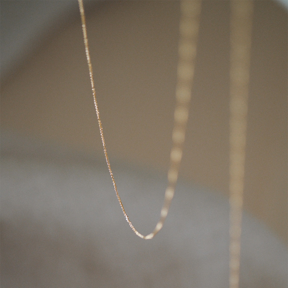 14K Gold Filled Short Chain Necklace
