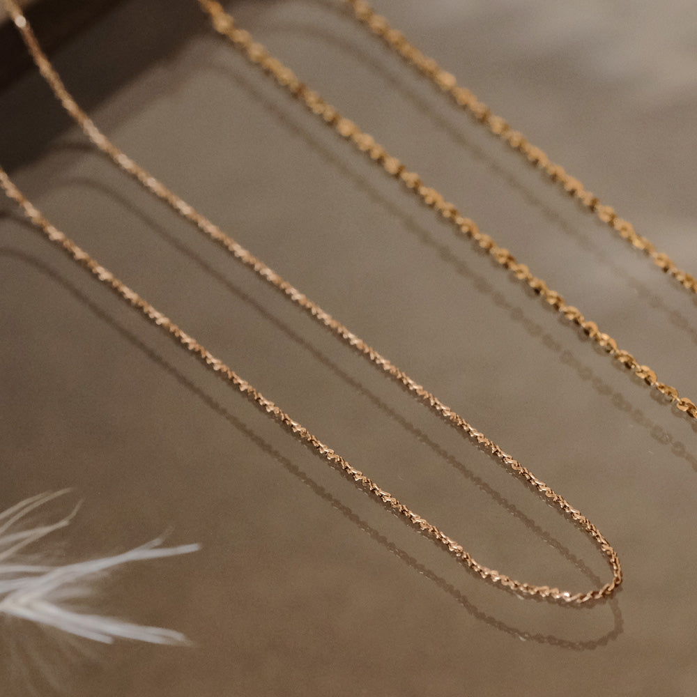 14K Gold Filled Short Chain Necklace