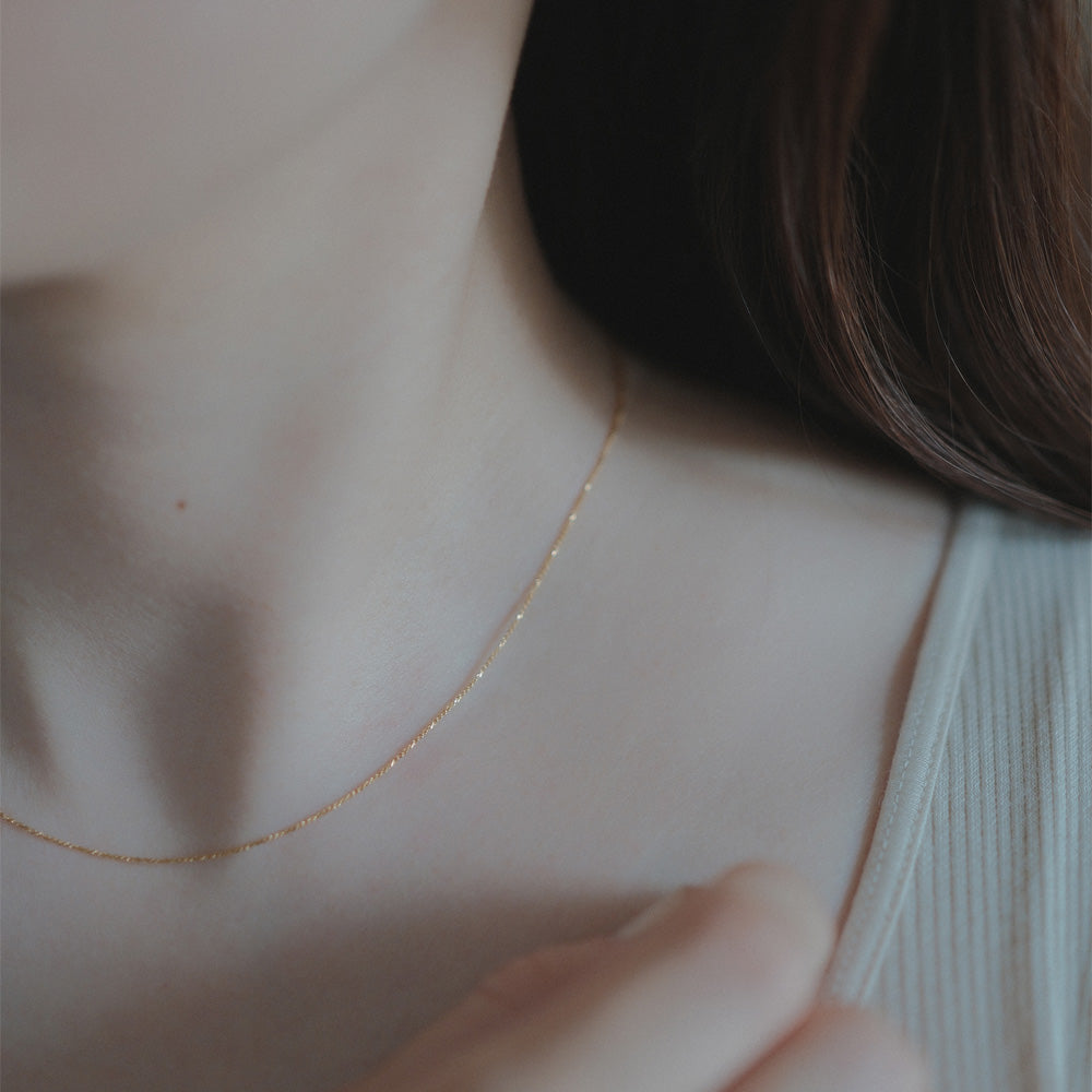 14K Gold Filled Short Chain Necklace