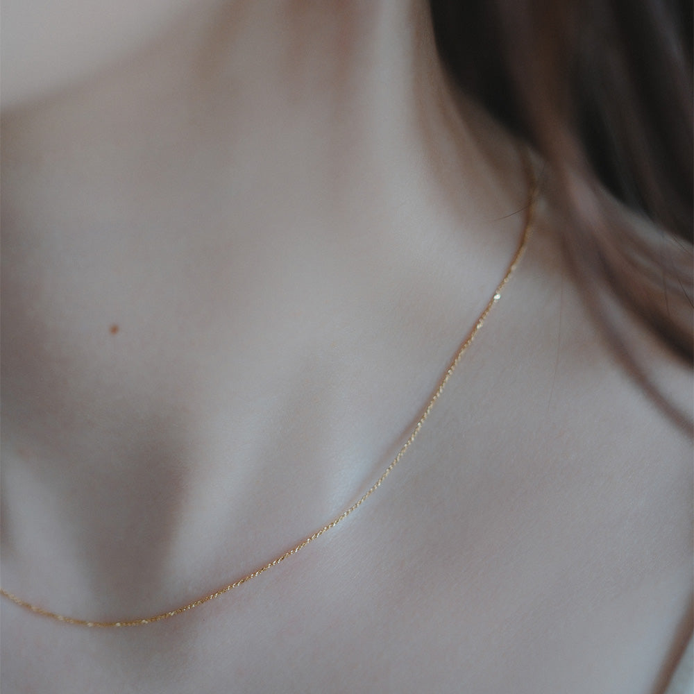 14K Gold Filled Short Chain Necklace