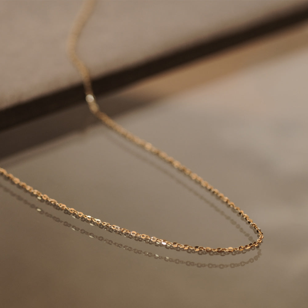 14K Gold Filled Short Chain Necklace