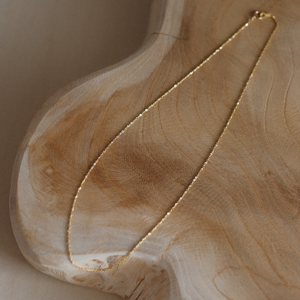 14K Gold Filled Short Chain Necklace