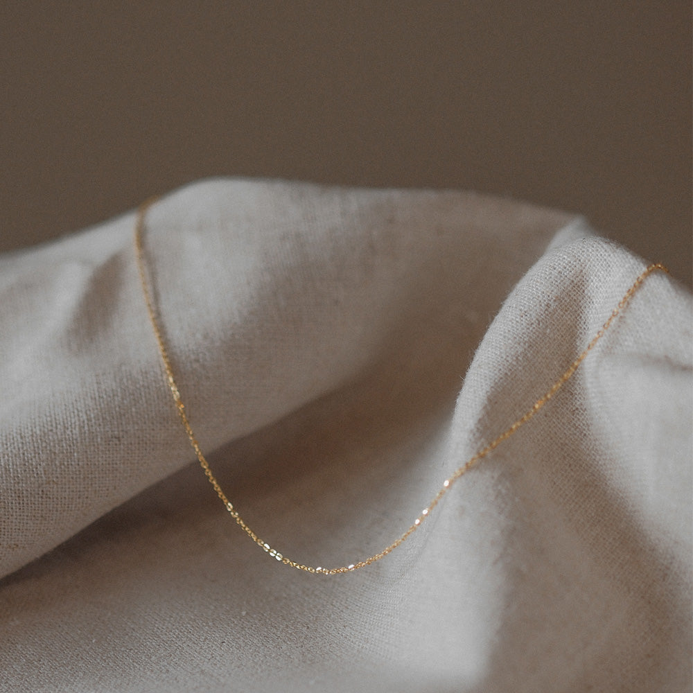 14K Gold Filled Short Chain Necklace
