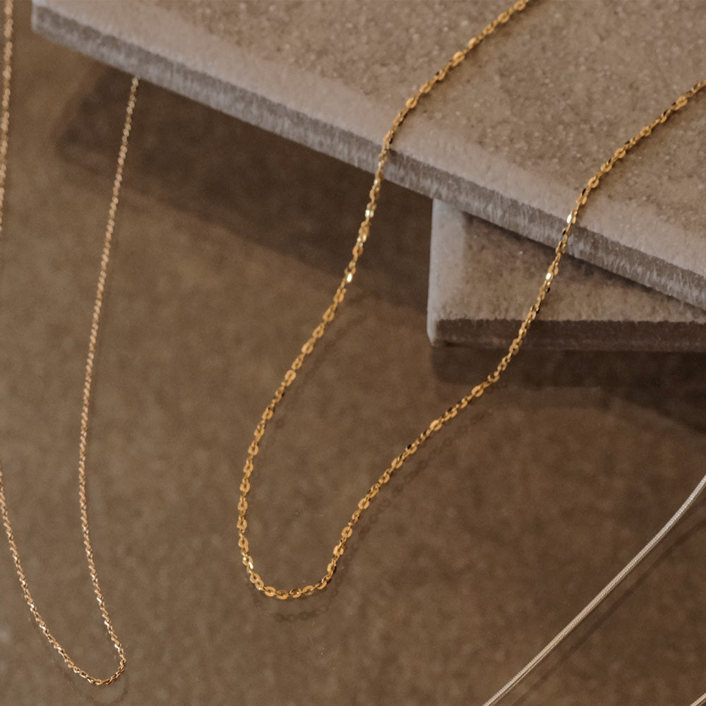 14K Gold Filled Short Chain Necklace