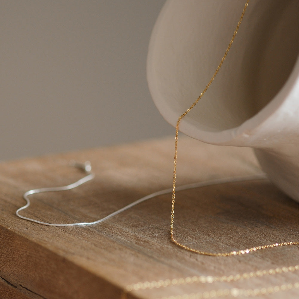 14K Gold Filled Short Chain Necklace