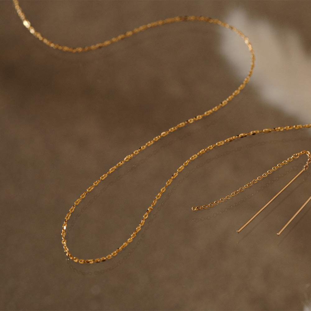 14K Gold Filled Short Chain Necklace