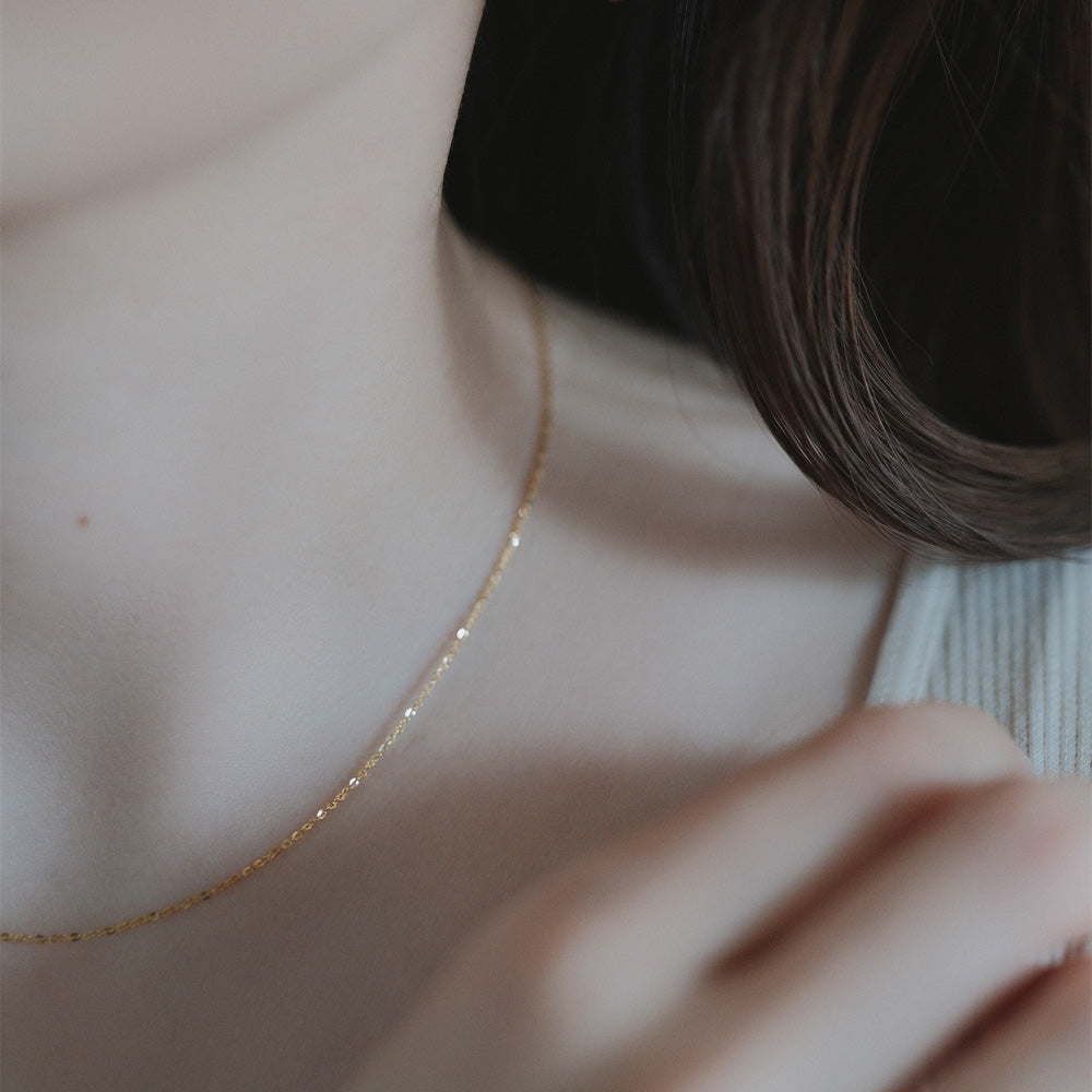 14K Gold Filled Short Chain Necklace